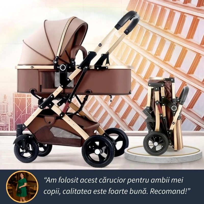 Cărucior Pliabil 2-In-1