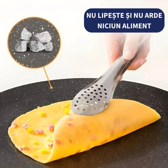 Plită Anti Aderentă de 30cm Gătit Gustos Fără Ulei