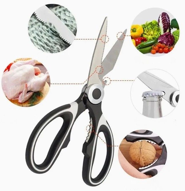 Foarfecă de Bucătărie pentru Legume, Fructe, Carne și Oase