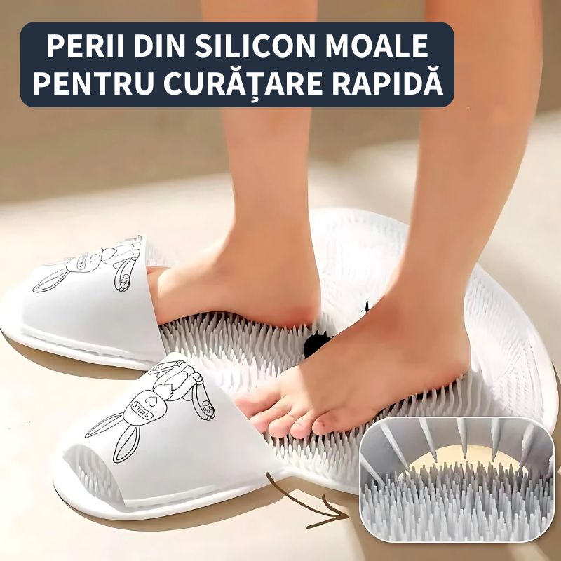 Covoraș din Silicon pentru Curățarea Picioarelor
