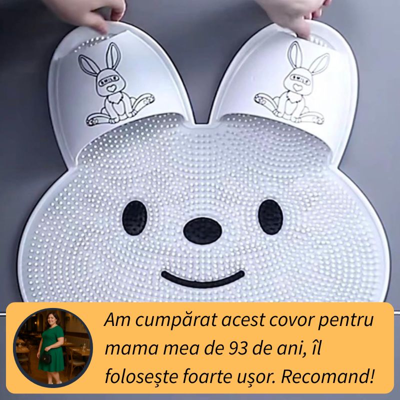 Covoraș din Silicon pentru Curățarea Picioarelor
