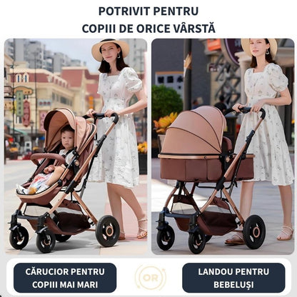 Cărucior Pliabil 2-In-1