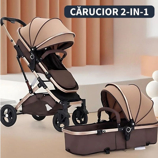 Cărucior Pliabil 2-In-1